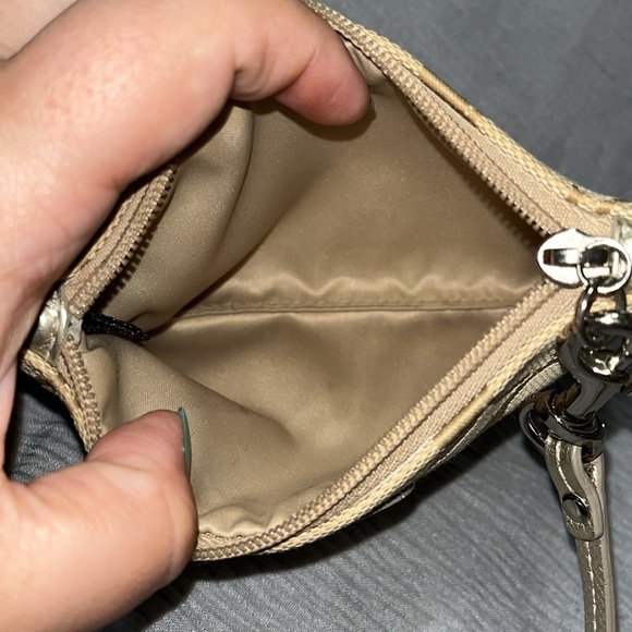 Coach Est 1941 New York Beige Wristlet, Vintage